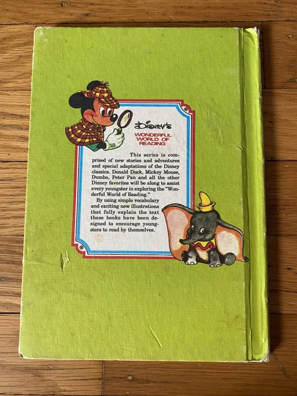 Vintage Walt Disney Mowgli and the Lost Elephant Child Book